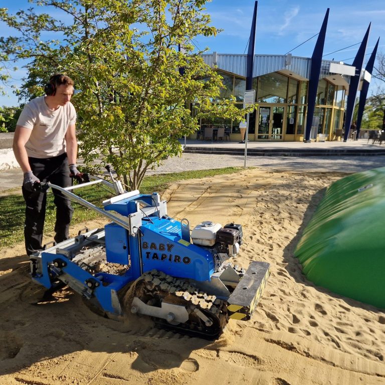 T2S - Beispielbild einer Sandreinigung