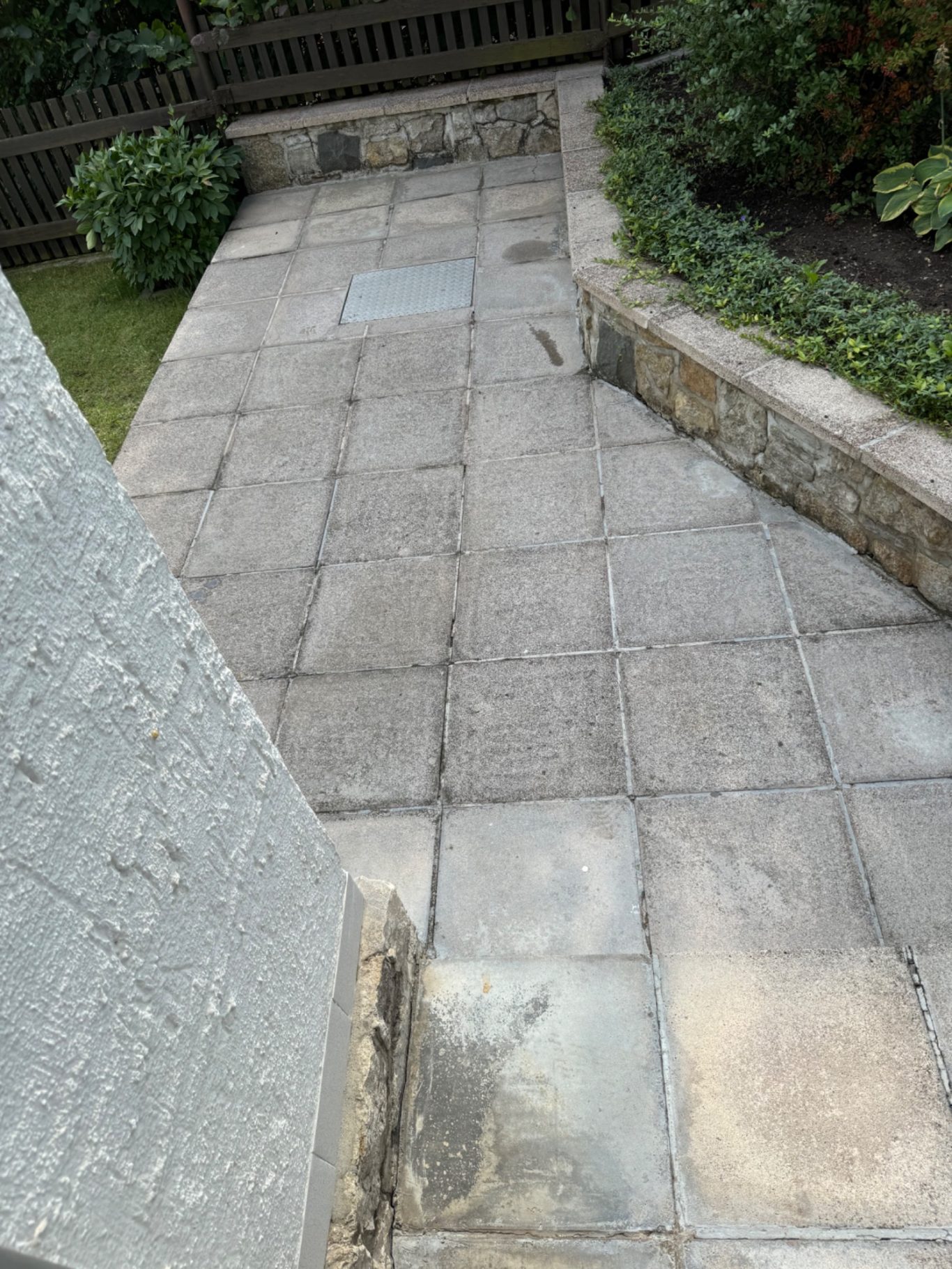 Terrasse - Nach der Reinigung