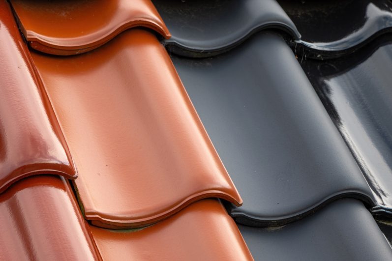 Dachziegel beschichtet, Farbe frei wählbar