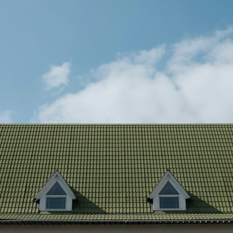 Unsplash - Dach grün