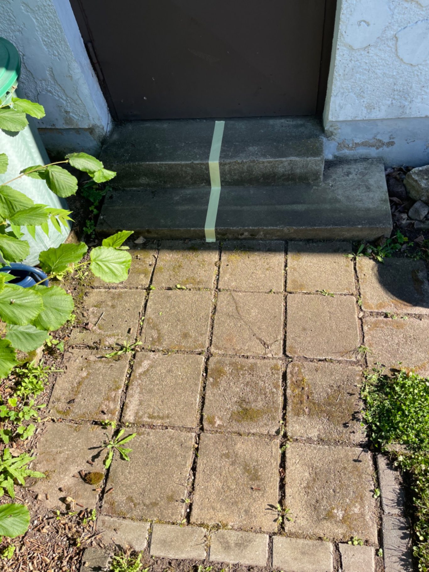 Treppe - Vor der Reinigung